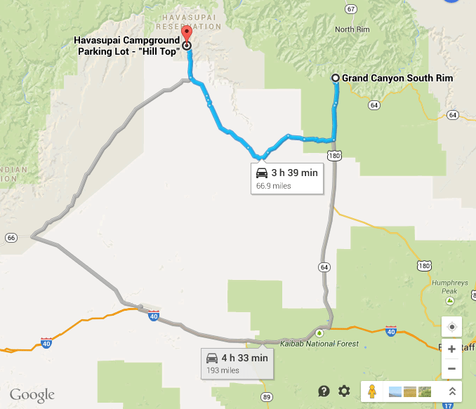 Havasupai, Journey There - 1